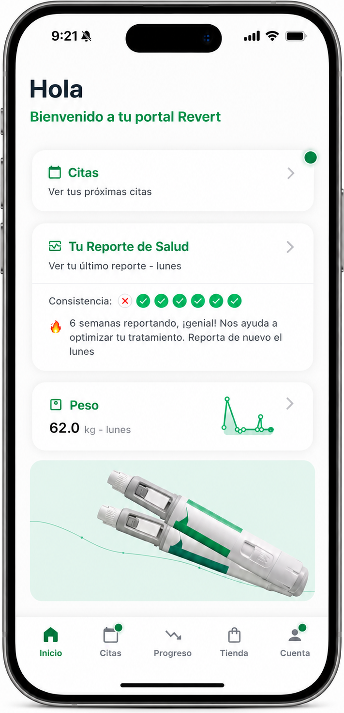 Recordatorios de tu dosis